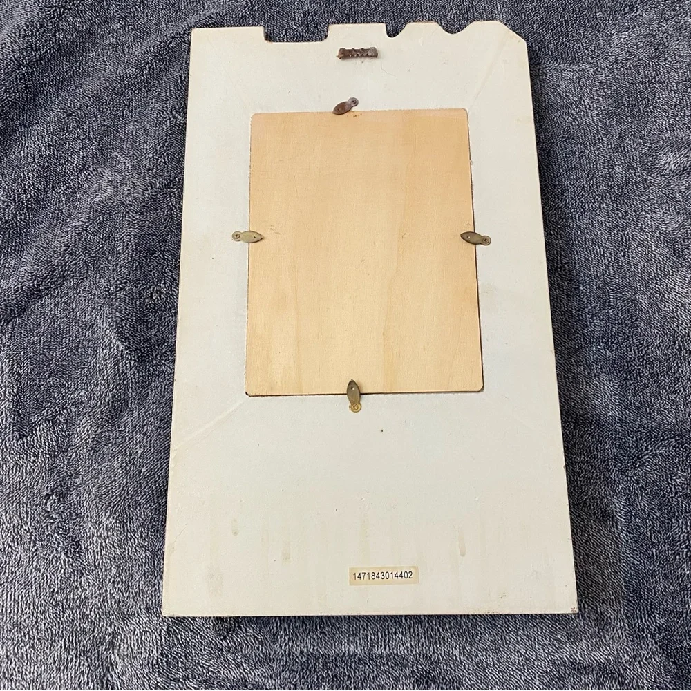 Nautical & Fishing Themed Wall Mirror with Shelf and Hooks‎